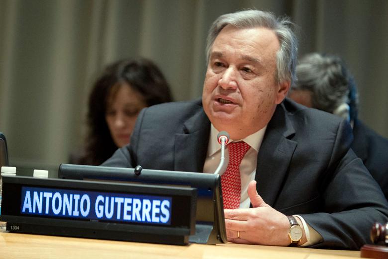 Kết quả hình ảnh cho United Nations Secretary-General António Guterres