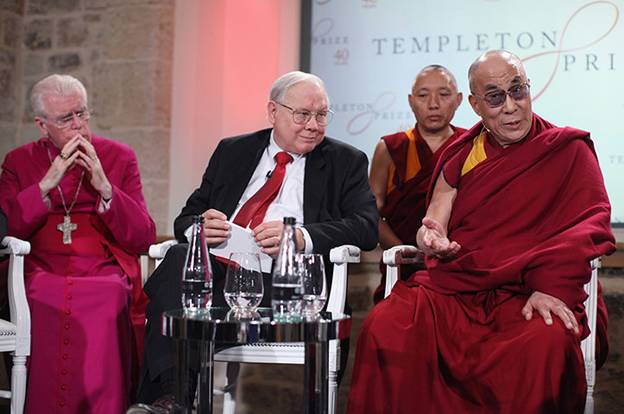 Description: Dalai Lama visits UK: The Dalai Lama gives a press conference at St Paul's Cathedral