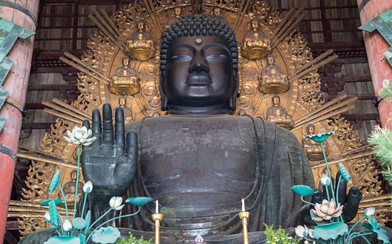 Great Buddha of Nara causing consternation among academics after apparently suffering from extensive hair loss