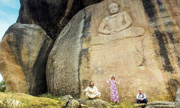 Image result for Iconic Buddha statue in Pakistan restored years after Taliban defaced it