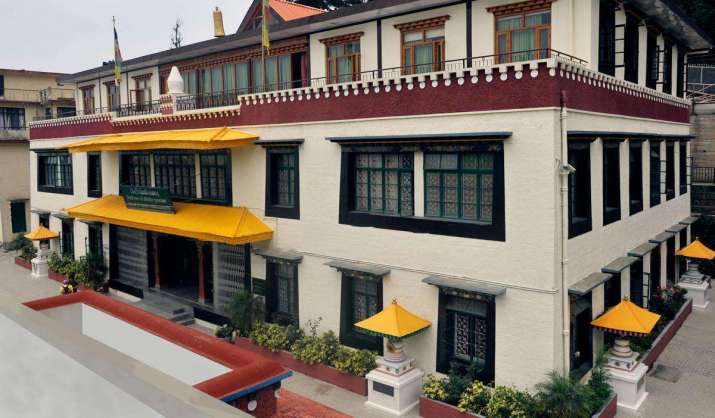 The main building of the LTWA. From Library of Tibetan Works and Archives Facebook