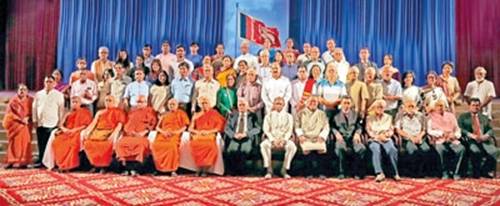 Mahabodhi India delegation on Poson tour to Sri Lanka
