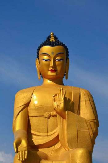 The Maitreya statue in Lagan. Image courtesy of the author