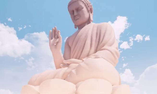 Description: Artist’s impression of the planned Buddha statue