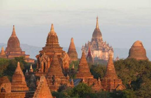 Description: Description: Pagodas in Bagan. Photo from fathomaway.com