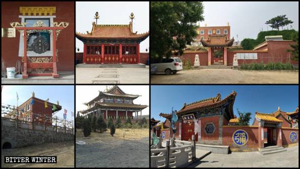 Description: The original appearances of the Fuyun Temple.