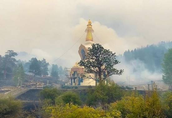 Description: Buddha Buzz Weekly: Great Stupa Survives Wildfires
