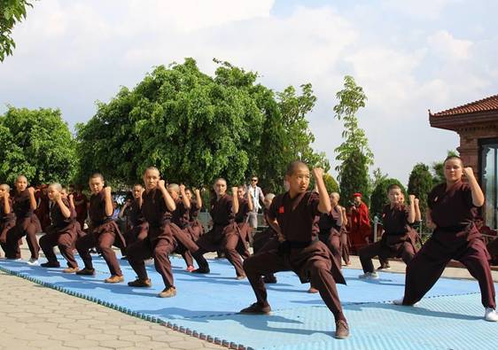 Buddhist Kung Fu nuns kicking hard at centuries-old taboos